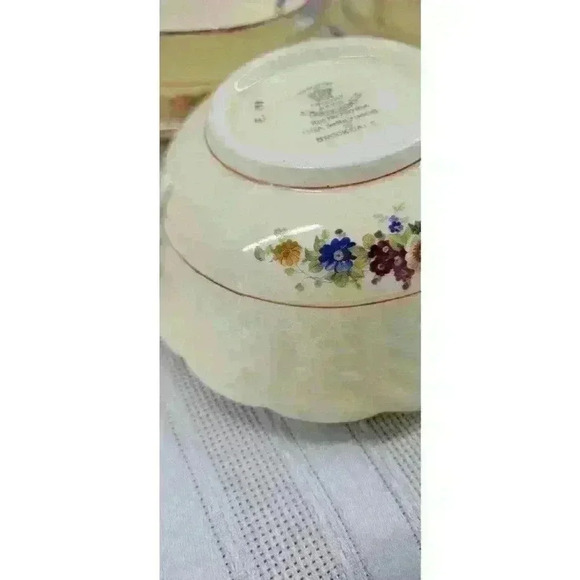 Set of 3-Coalport-S. Brookdale-Cream Soup Sets - Picture 5 of 5